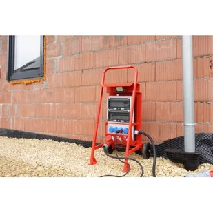 Rozdzielnica budowlana na stojaku z naświetlaczem eXT S/FI SET 32A 2x16A 4x230V schuko Doktorvolt 0027 - Rozdzielnie elektryczne - miniaturka - grafika 6