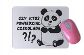 Podkładki pod mysz - Podkładka pod mysz myszkę miś PANDA śmieszna - miniaturka - grafika 1