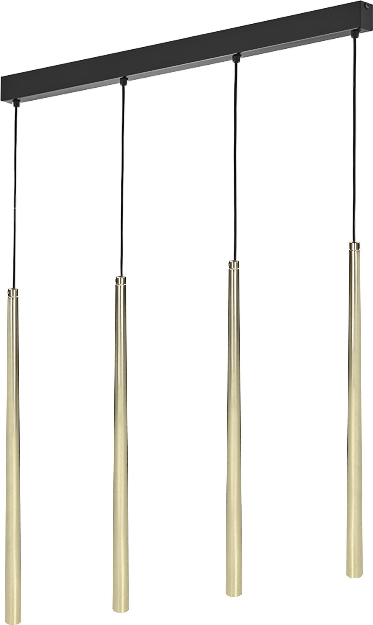 Lampa wisząca Orno TABUNG 4P, lampa wisząca, G9 max.6W, złota