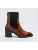 Botki damskie - Replay Botki w kolorze jasnobrązowym - miniaturka - grafika 1