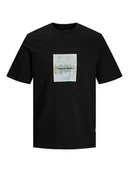 Koszulki męskie - Jack & Jones Koszulka w kolorze czarnym - miniaturka - grafika 1