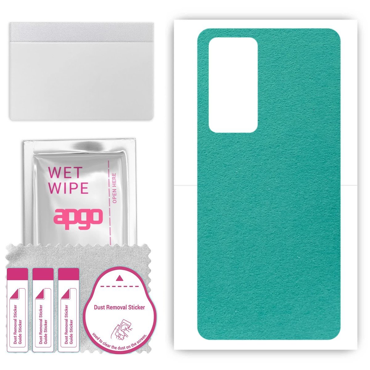 Folia naklejka skórka strukturalna na TYŁ Zamsz do Xiaomi 12T - Zamsz Miętowy - apgo SKINS