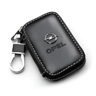 SKÓRZANE ETUI na klucze OPEL logo KLUCZYK samochodowy ELEGANCKI brelok - Etui na klucze - miniaturka - grafika 1