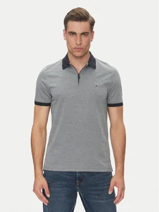 Tommy Hilfiger Polo MW0MW38492 Niebieski Regular Fit - Koszulki męskie - miniaturka - grafika 1