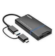 Złącza, przejściówki, adaptery - VALUE Adapter USB 3.2 Gen 1 USB-A lub USB-C do 2x HDMI, 4K@30Hz + 1080P@60Hz - miniaturka - grafika 1