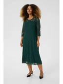 Sukienki - Cream Sukienka w kolorze zielonym - miniaturka - grafika 1