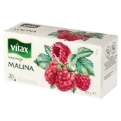 Herbata - Vitax BAHLSEN Herbata owocowo-ziołowa Inspirations Malina 40g(20 torebek) - miniaturka - grafika 1