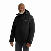 Kurtki męskie - Męska kurtka puchowa Jack Wolfskin ICECAPE 2L DOWN INS JKT M RDS black - M - miniaturka - grafika 1