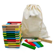 Klocki - Klocki drewniane deseczki WABI Planks 12 cm - 100 szt. - miniaturka - grafika 1