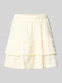 Spódnice - Spódnica mini rozkloszowana z falbanami model ‘GAYLE’ - miniaturka - grafika 1