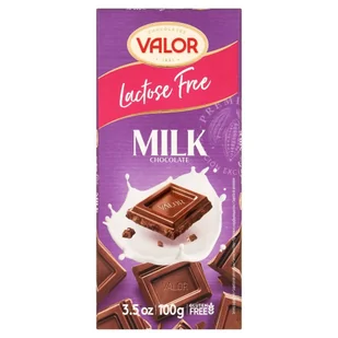 Valor Czekolada mleczna 100 g - Soki i napoje niegazowane - miniaturka - grafika 1