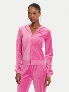 Juicy Couture Bluza Robyn JCSEBJ007G Różowy Slim Fit - Bluzy damskie - miniaturka - grafika 1