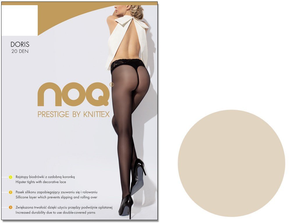 Rajstopy Z Koronką W Pasie Doris 20 Den Vison 3