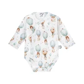 Body dla niemowląt - Body niemowlęce długi rękaw 50 Pieski - miniaturka - grafika 1