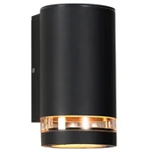 Lampy ogrodowe - Kinkiet naścienny balkonowy Senecio 21-32393 Candellux IP44 tuba czarny - miniaturka - grafika 1