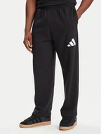 Spodnie sportowe męskie - adidas Spodnie dresowe Essentials JF3567 Czarny Loose Fit - miniaturka - grafika 1
