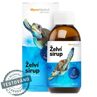 Suplement diety, MycoMedica Syrop Żółwi 200 ml - Przeziębienie i grypa - miniaturka - grafika 1