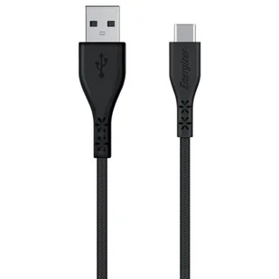 Energizer HardCase - Kabel połączeniowy USB-A do USB-C 1.2m (Czarny) - Kable USB - miniaturka - grafika 1