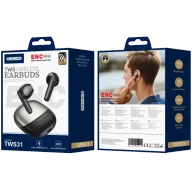 Słuchawki - JELLICO (ENC) TWS31 Czarny - miniaturka - grafika 1