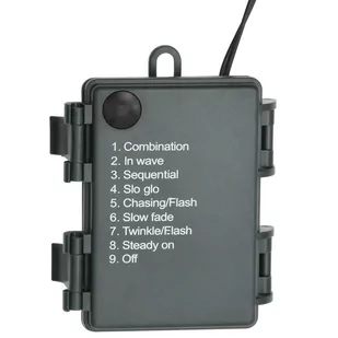 Lumarko Świąteczna girlanda z lampkami LED, zielona, 5,2 m, PVC! - Ozdoby bożonarodzeniowe - miniaturka - grafika 8