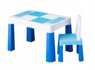 Stoliki dla dzieci - TGA MF-001-120 KOMPLET MULTIFUN NIEBIESKI - miniaturka - grafika 1