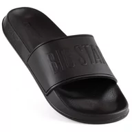 Buty sportowe męskie - Klapki basenowe piankowe Big Star M INT1906 (kolor Czarny, rozmiar 42) - miniaturka - grafika 1