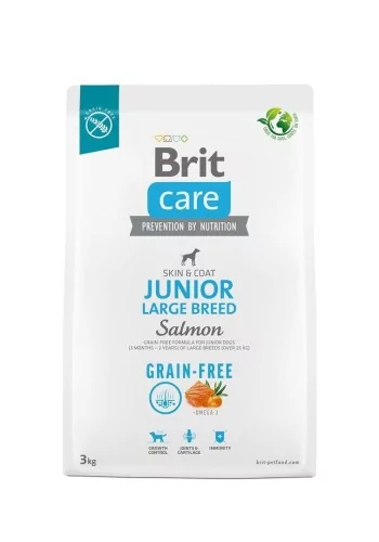 Care Dog Grain-Free Junior Large Salmon 3kg