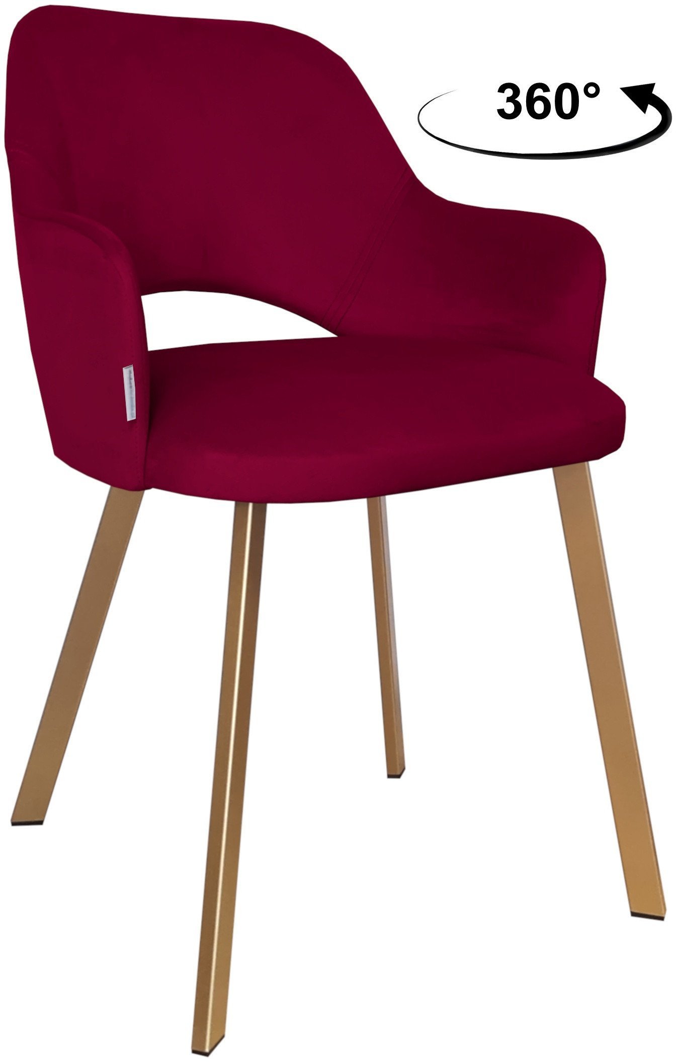 Krzesło obrotowe Milano podstawa Profil złota MG31