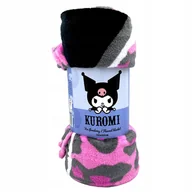 Koce i narzuty dla dzieci - Kuromi Koc flanelowy 130x160cm - miniaturka - grafika 1