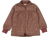 Kurtki i płaszcze dla dziewczynek - Wheat Kurtka dziewczęca Warm Thilde Thermo Jacket, splątane kwiaty, 4 Lata - miniaturka - grafika 1