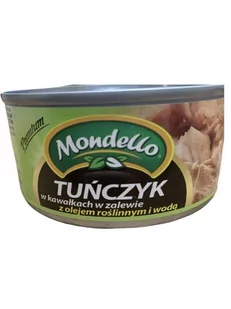 MONDELLO TUŃCZYK W KAWAŁKACH W OLEJU KONSERWA 170G - Konserwy i dania rybne - miniaturka - grafika 1