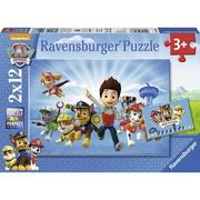 Puzzle - Ravensburger 2x12 ELEMENTÓW Psi Patrol i Ryder 491955 - miniaturka - grafika 1