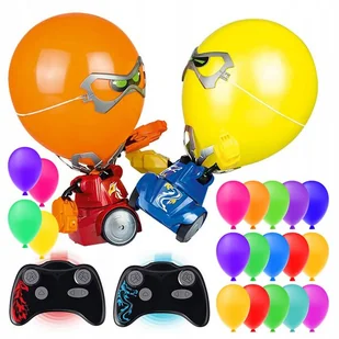 Auto Roboty Walczące Zdalnie Sterowane Balony + 2 Piloty + Zestaw 20 Balon - Zabawki zdalnie sterowane - miniaturka - grafika 1