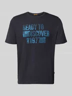 Koszulki męskie - T-shirt o kroju regular fit z czystej bawełny - miniaturka - grafika 1