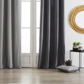 Zasłony - Atmosphera Zasłona okienna na przelotkach dekoracyjna kurtyna z bawełny i poliestru 140 x 260 cm Atmosphera Créateur dintérieur B07HL7D71F - miniaturka - grafika 1