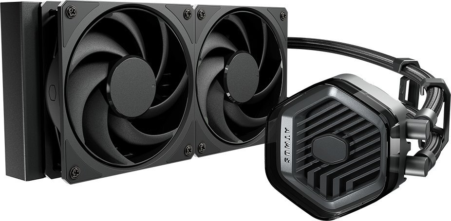 Chłodzenie wodne Cooler Master CoolerMaster WAK MasterLiquid 360 Atmos Stealth MLX-D36M-A24PK-R1