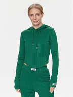Bluzy damskie - Guess Bluza Anneka V4RQ03 KC2U2 Zielony Regular Fit - miniaturka - grafika 1