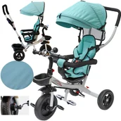 Rowerki trójkołowe - ROWEREK TRÓJKOŁOWY ROWER WOLNE KOŁO PASY 360 WÓZEK OBRACANE SIEDZISKO - miniaturka - grafika 1