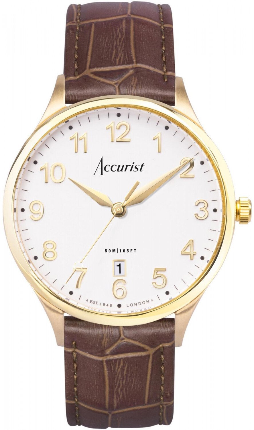 Zegarek Orient Zegarek męski Accurist 73001 brązowy