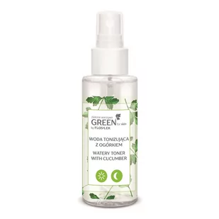 Flos-Lek GREEN FOR SKIN ZIELONE WARZYWA WODA TONIZUJĄCA Z OGÓRKIEM 95ML - Toniki i hydrolaty do twarzy - miniaturka - grafika 1