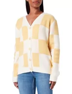 Swetry damskie - Sookie Kardigan damski 12425457-SO01, żółty, XL/XXL, żółty, XL-XXL - miniaturka - grafika 1
