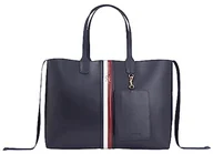 Torebki damskie - Kultowy Tommy Tote Puffy, niebieski, OS, Globalne paski, Jeden rozmiar, przypadkowy - miniaturka - grafika 1