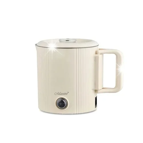 Czajnik elektryczny garnek podróżny 2w1 0,8l 600W Maestro MR-009-BEIGE