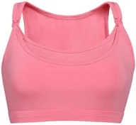 Piżamy ciążowe - Top damski do karmienia w kolorze koralowym Koral S - miniaturka - grafika 1