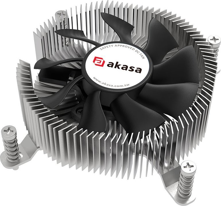 Chłodzenie CPU Akasa Akasa low profile CPU-Kühler, Intel LGA1700 - Kupfer und Aluminium AK-CC6616HP01