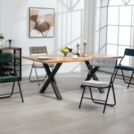 Krzesła - Zestaw 2 składanych krzeseł - krzesła składane z poduszką - krzesła do jadalni - krzesła do kuchni - krzesła do biura - krzesła na wesele - zielone - miniaturka - grafika 1