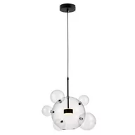 Lampy sufitowe - Lumina Deco Deco NOWOCZESNA LAMPA WISZĄCA CZARNA NERONI W6 LDP 6016-6 (BK) - miniaturka - grafika 1