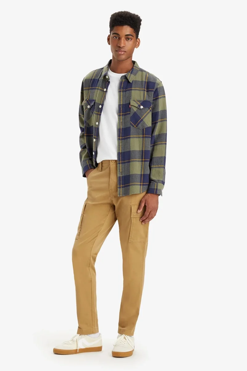 Męskie Spodnie Bojówki Levi's XX Cargo Slim Beżowe Khaki rozmiar W31 L34