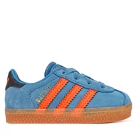 Buty dla chłopców - Sneakersy adidas Gazelle Comfort Closure JP7134 Niebieski - miniaturka - grafika 1