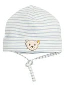 Czapeczki dla niemowląt - Steiff Czapka w kolorze biało-błękitnym - miniaturka - grafika 1